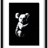 Framed Branch Manager print of a koala hanging on a wall