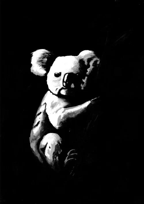 branch--manager-og Branch Manager โ Original Acrylic Painting ยท Koala