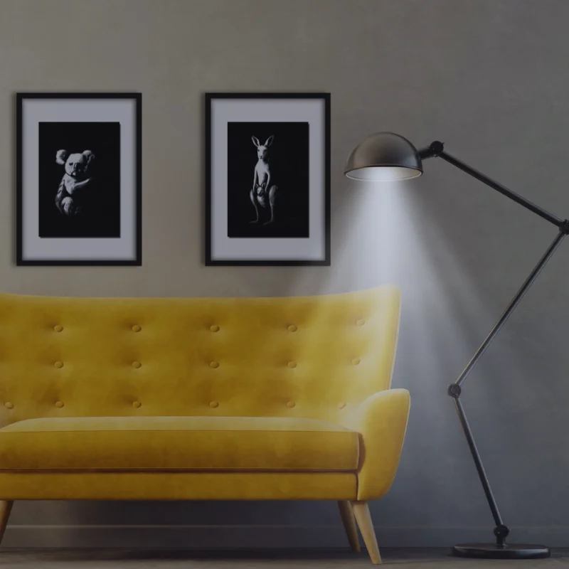 A quiet, stark moment illustrating calm monochrome art