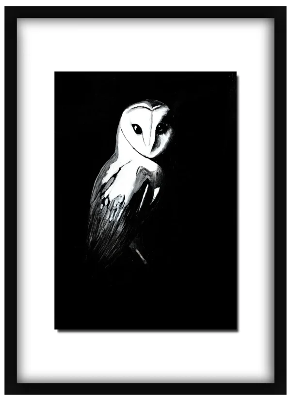 Night Shift – Fine Art Print (Barn Owl)