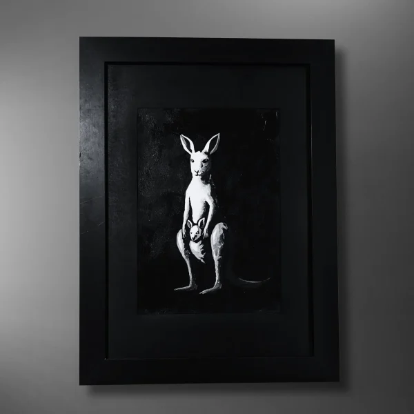 plus-one-kangaroo-n1 Plus One – Original Acrylic Painting · Kangaroo