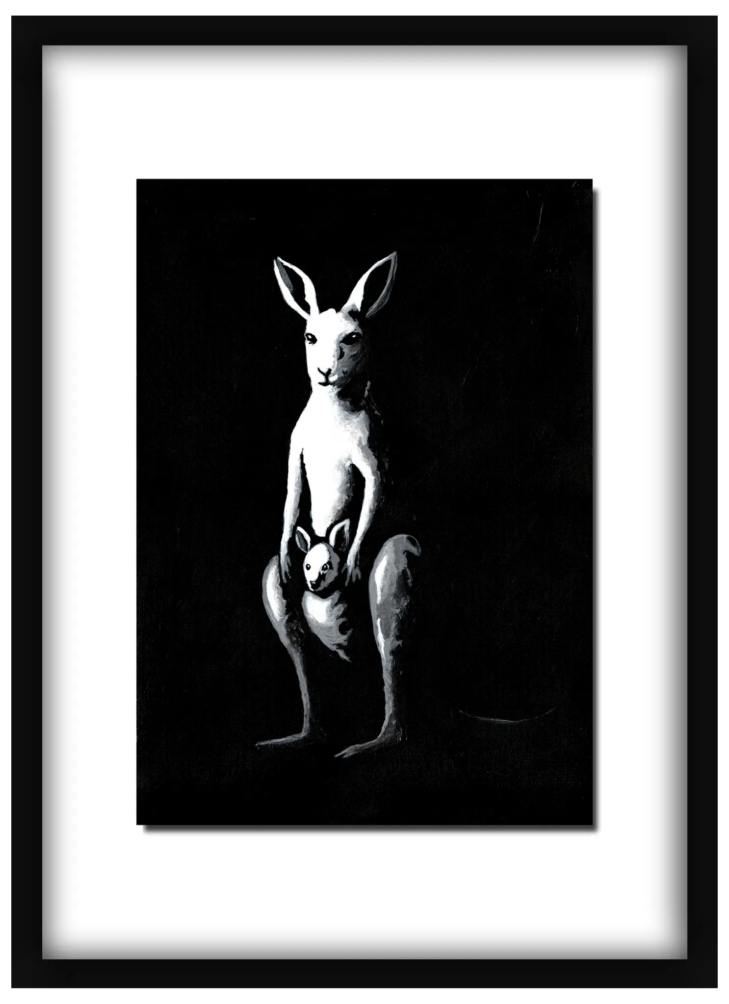 Plus One — kangaroo painting