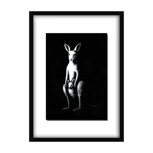 Plus One – Original Acrylic Painting (Kangaroo)