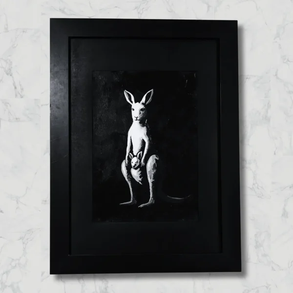 plus-one-positional-n1 Plus One – Original Acrylic Painting · Kangaroo