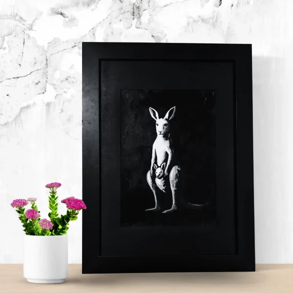 plus-one-positional-n2 Plus One – Original Acrylic Painting · Kangaroo