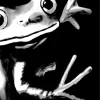 Rent Free – Original Acrylic Painting (Frog)