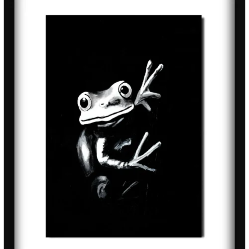 Rent Free – Fine Art Print (Frog)