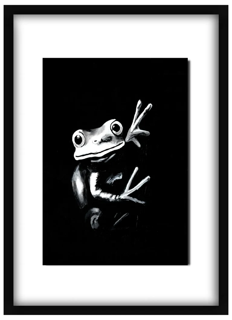 Rent Free – Fine Art Print (Frog)