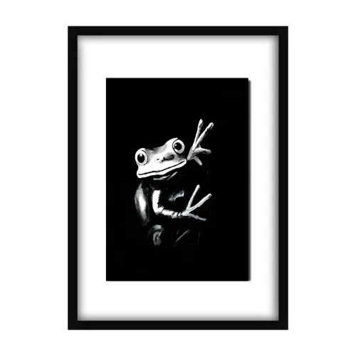 Rent Free – Original Acrylic Painting (Frog)