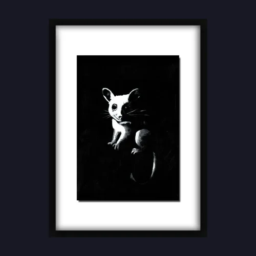 Roof Access – Original Acrylic Painting (Possum)