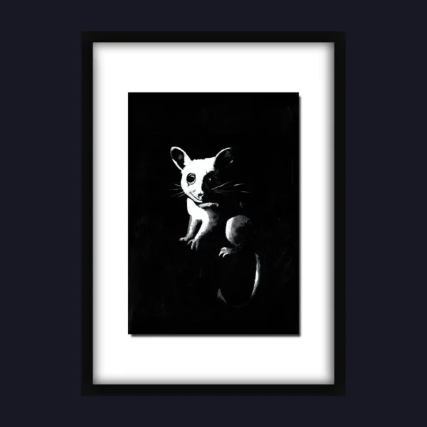 Roof Access – Original Acrylic Painting (Possum)