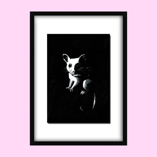 Roof Access – Original Acrylic Painting (Possum)