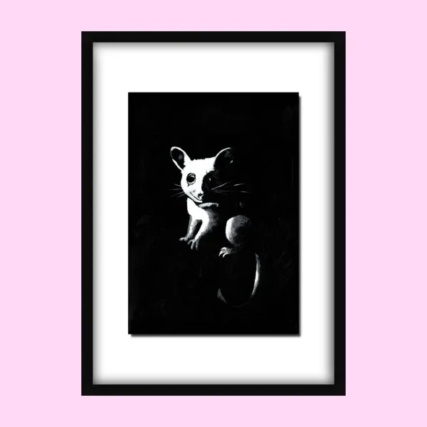Roof Access – Original Acrylic Painting (Possum)