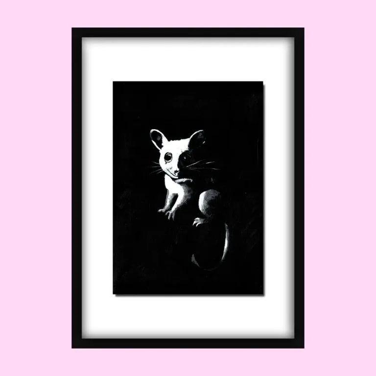 Roof Access – Original Acrylic Painting (Possum)