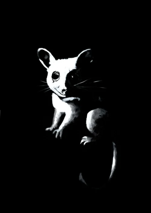 roof-access-ring-tail-possum-fullsize Roof Access โ Original Acrylic Painting ยท Possum
