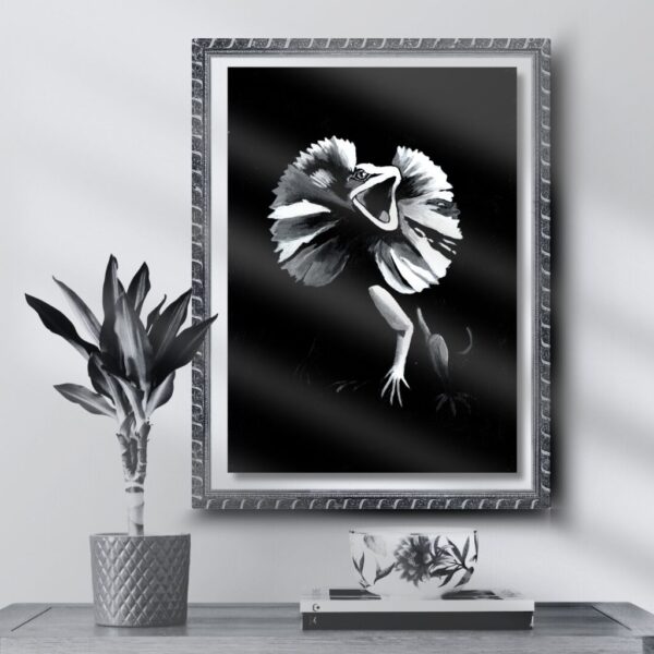 Frill Seeker Fine Art Print